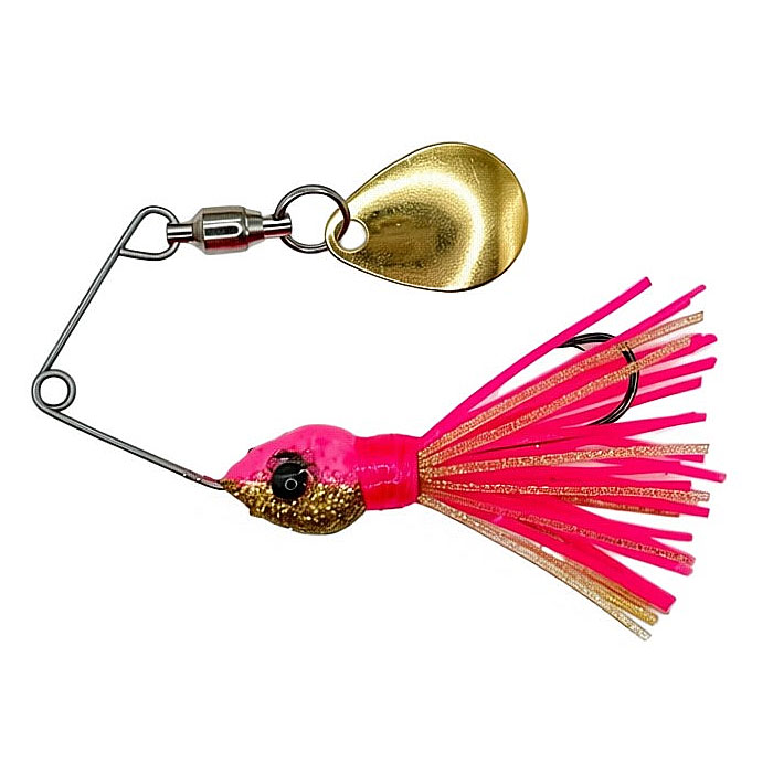 rose gold satilla spin fishing lure southern fishing