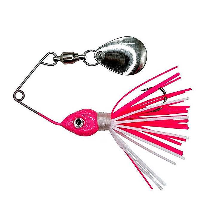 Pink Snowflake Satilla Spin Fishing Lure