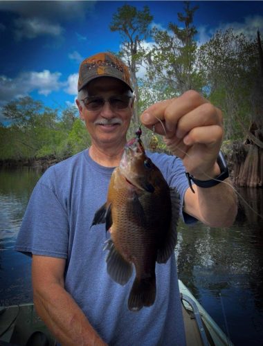 Southern Fishing Company Satilla Spin Lure with Caught Fish Images