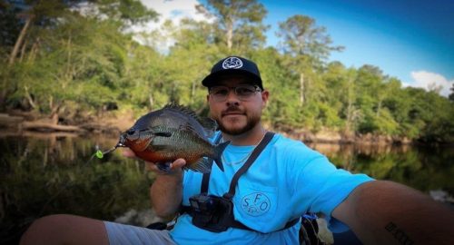 Southern Fishing Company Satilla Spin Lure with Caught Fish Images